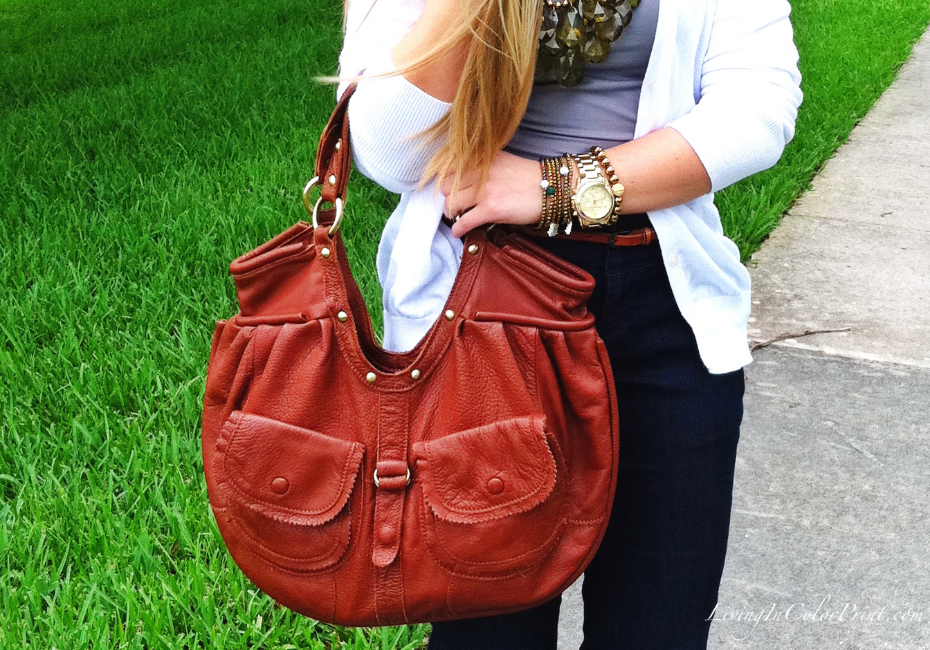 CRE Arm Candy and Cognac Purse 