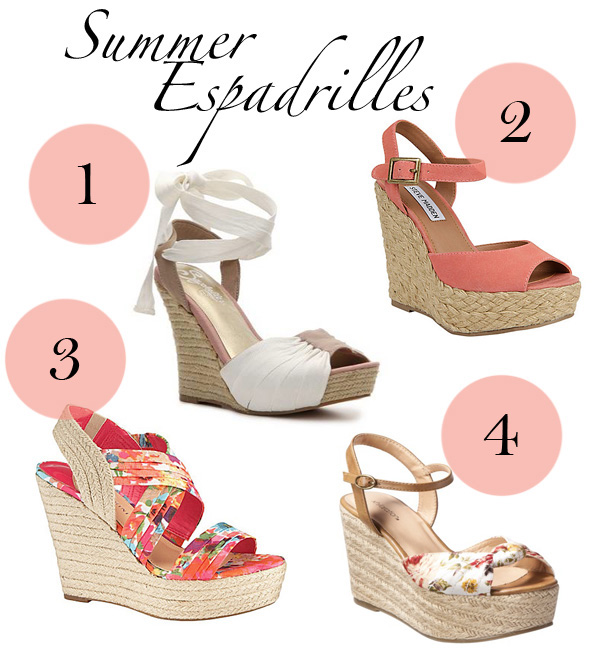 Trending tuesday, summer espadrille wedges