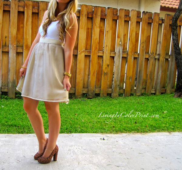 gold skirt, south florida blogger, outfit of the day