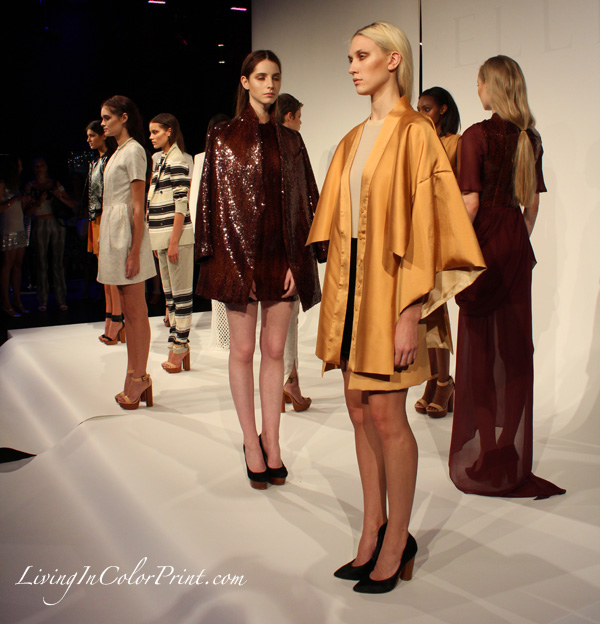 Australian designer Ellery at NYFW Sept. 2012