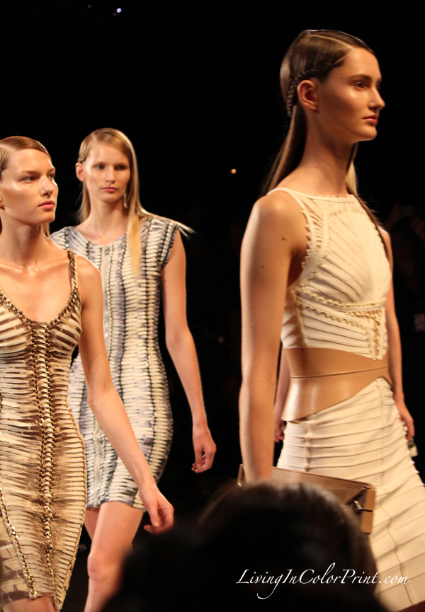 Herve Leger by Max Azria at NYFW S/S 2013 collection, runway collection by Herve Leger