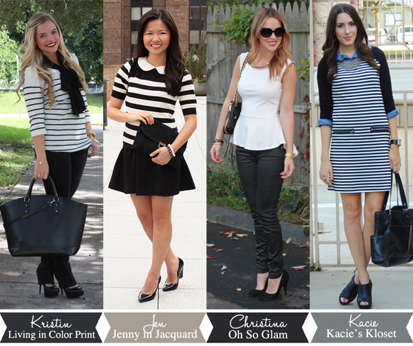 Style Collab - Black and White, 4 ways to wear black and white