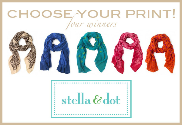 Stella and Dot Scarf Giveaway tan