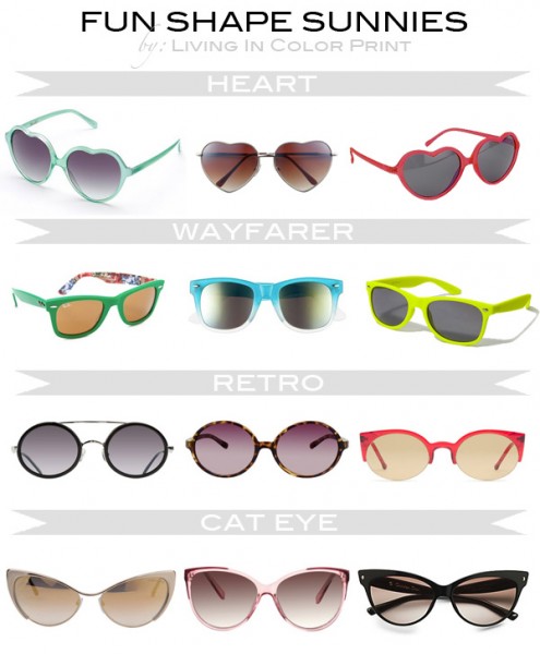 Trending Tuesday: Fun Shape Sunnies - Color By K