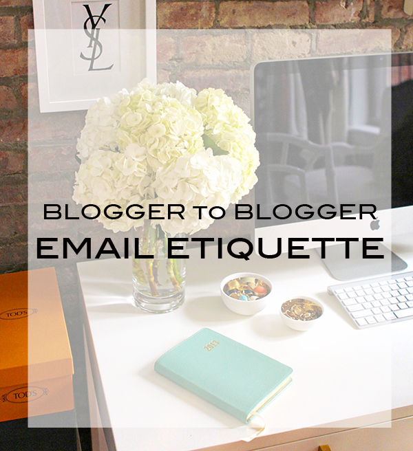 Blogger Email Etiquette