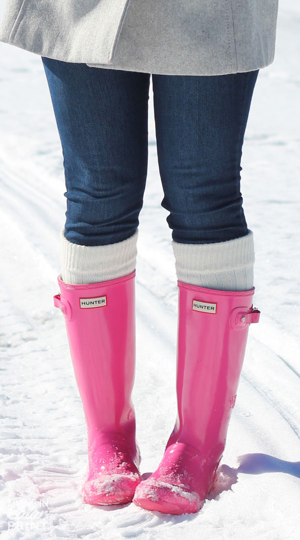 Pink in the Snow | Living In Color Print