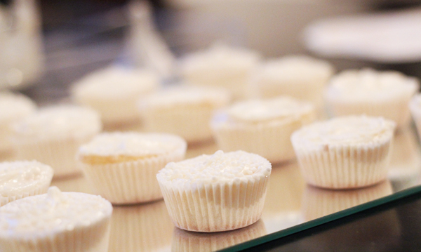 White Sprinkle Cupcakes
