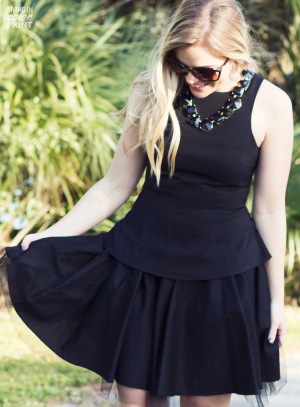 Black Tulle | Living In Color Print