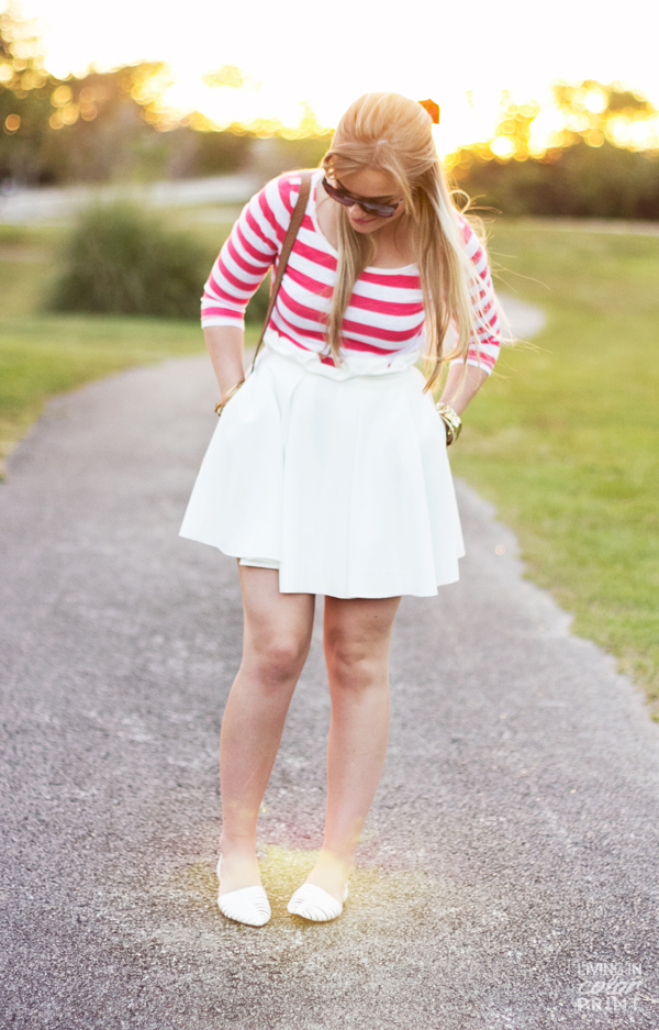 Red Stripes | Living In Color Print