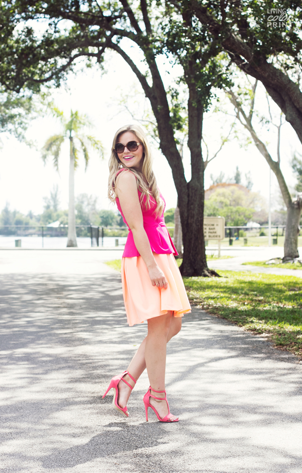 Pink + Peach | Living In Color Print
