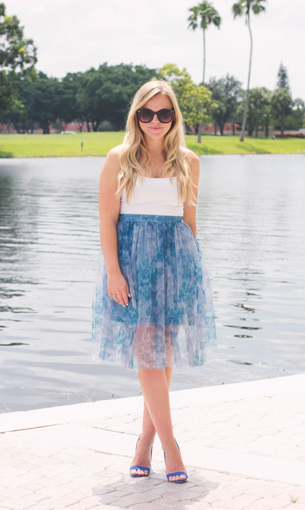 Blue Tulle | Living In Color Print10