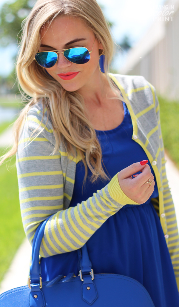 Cobalt + Yellow | Living In Color Print