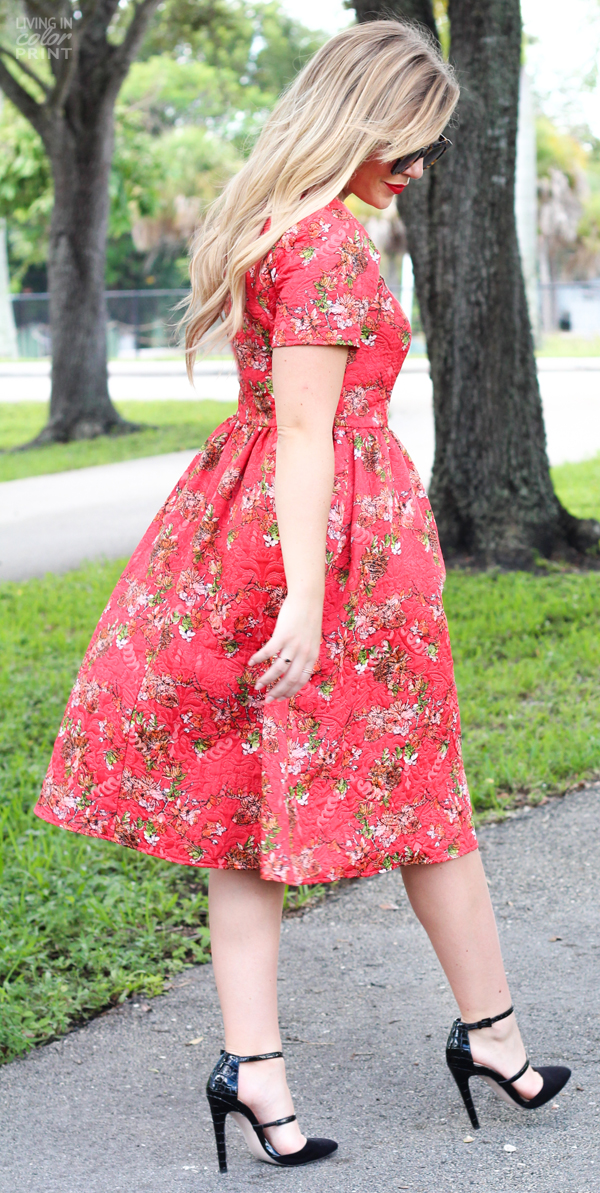 Fall Floral Midi | Living In Color Print