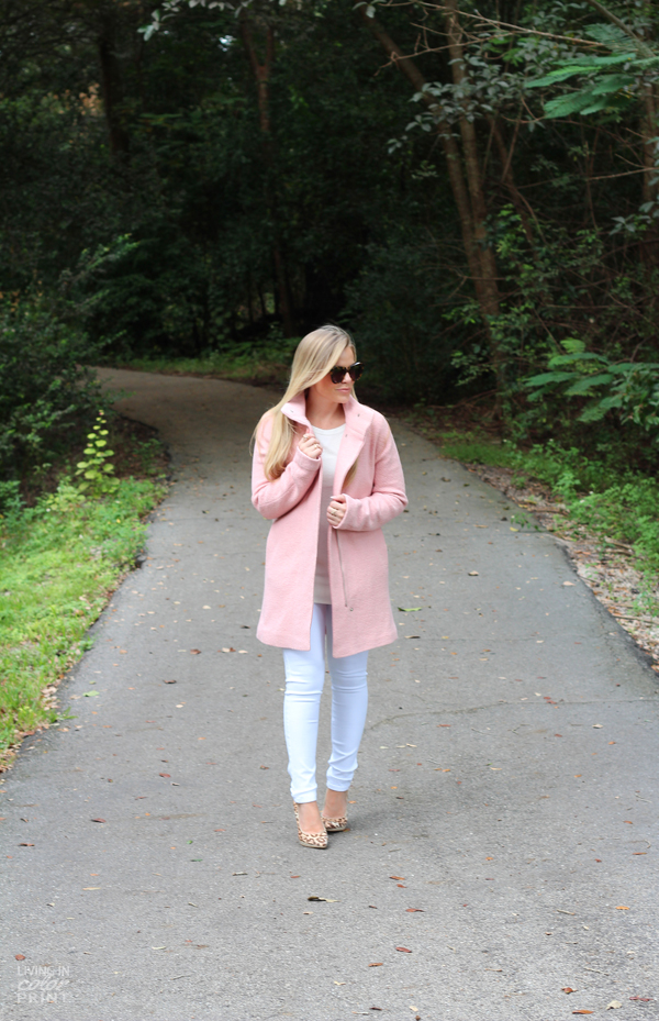Pale Pink Coat | Living In Color Print