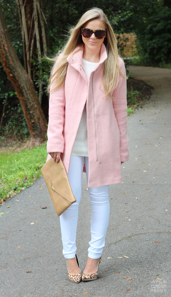 Pale Pink Coat | Living In Color Print