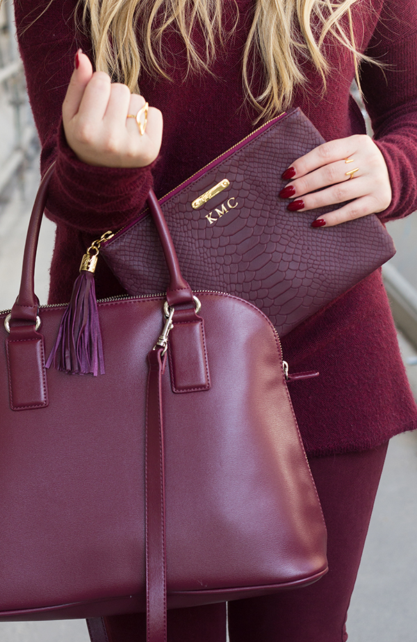 Monochromatic Burgundy | Living In Color Print