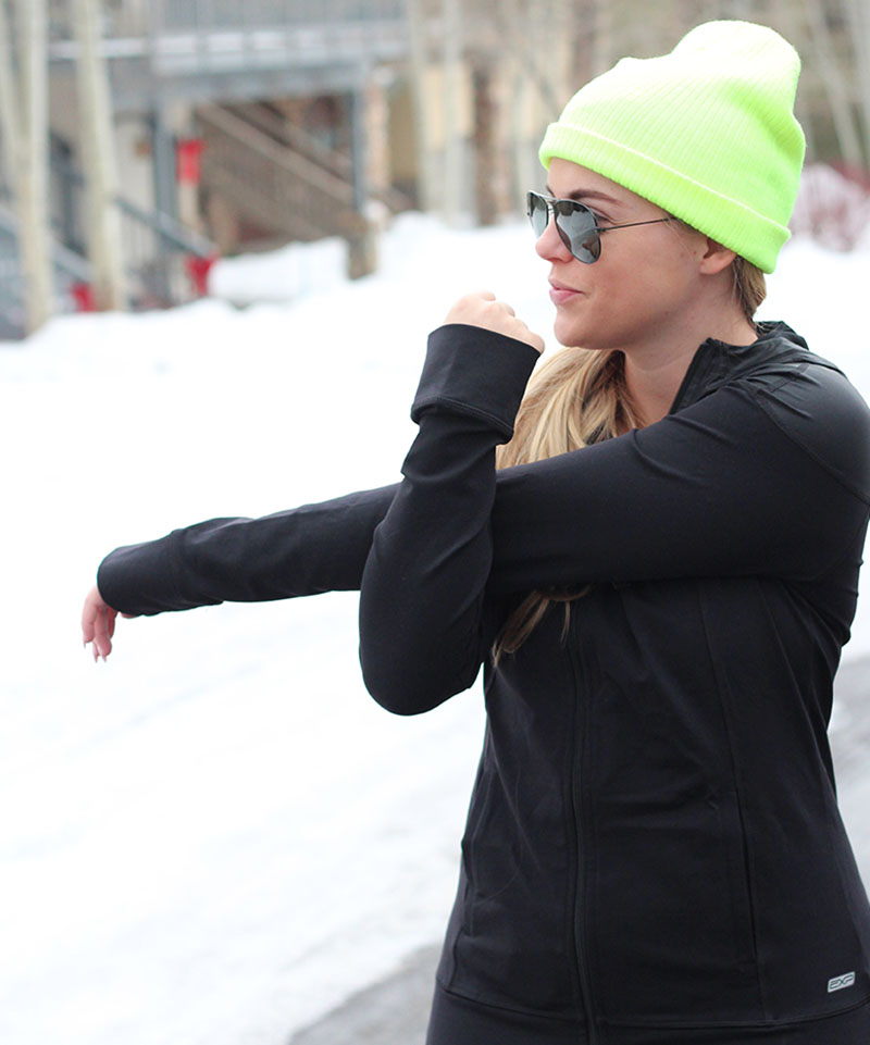 express-black-workout-outfit-neon-beanie