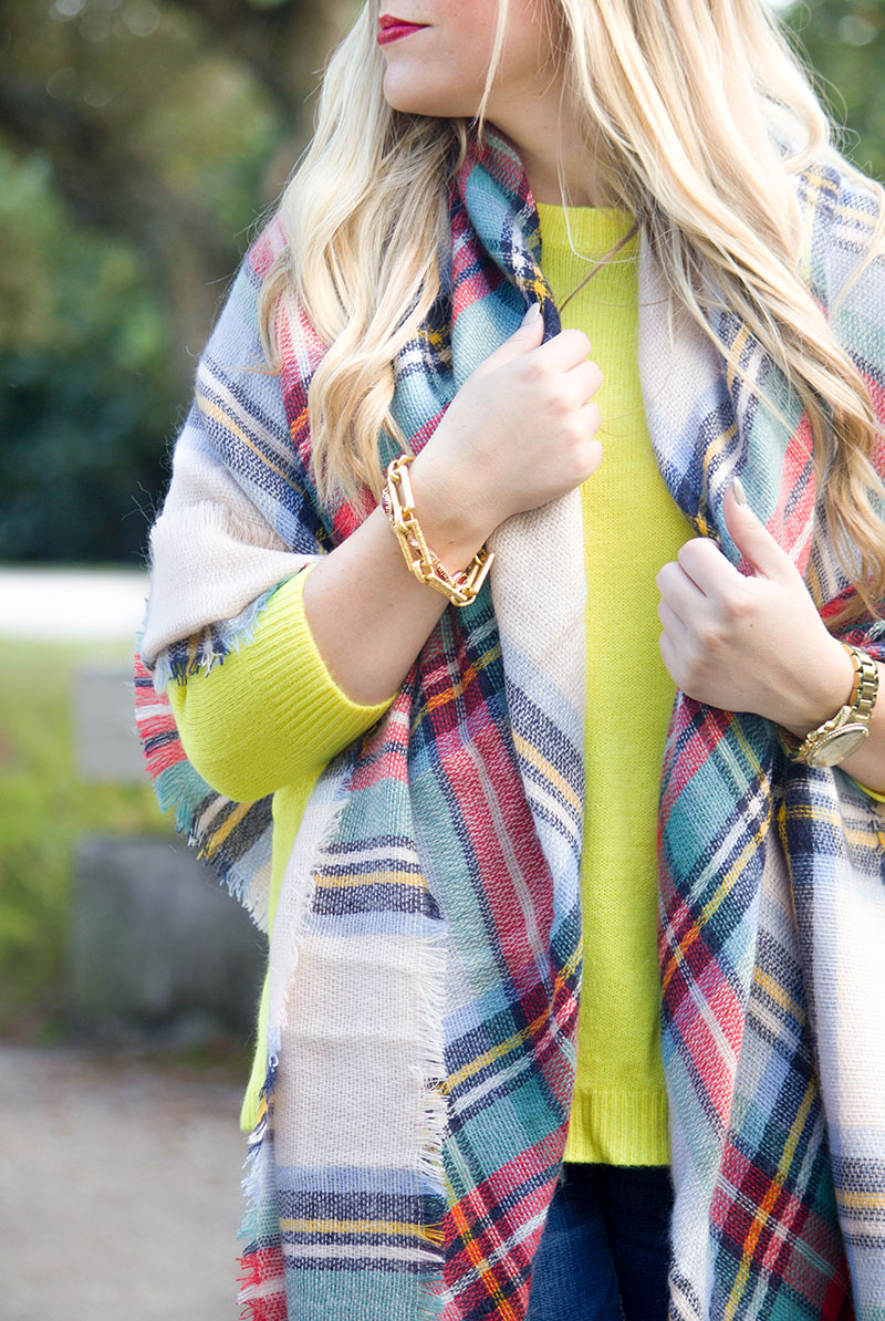 Neon + Blanket Scarf - Color By K