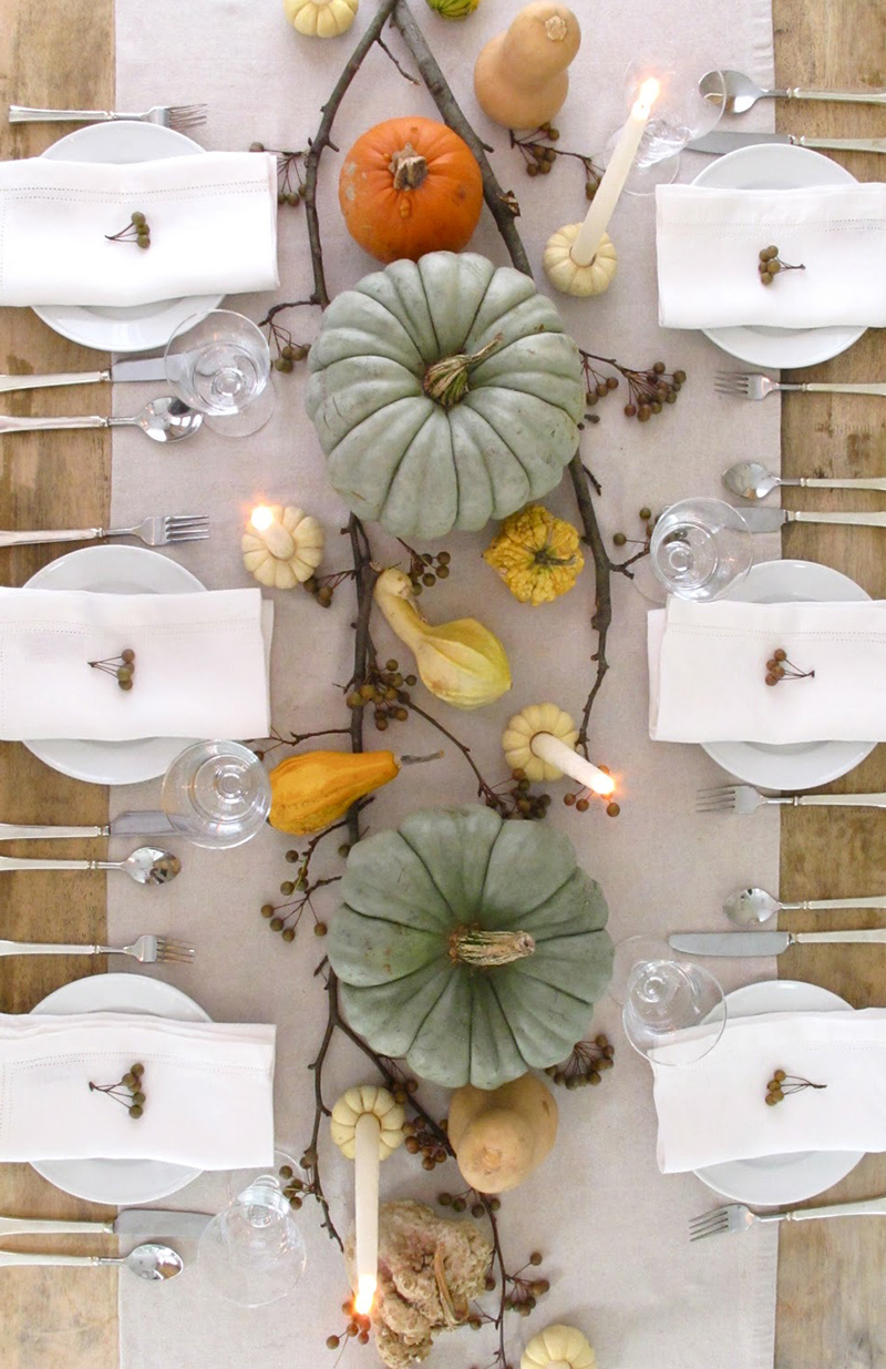modern Thanksgiving Tablescape