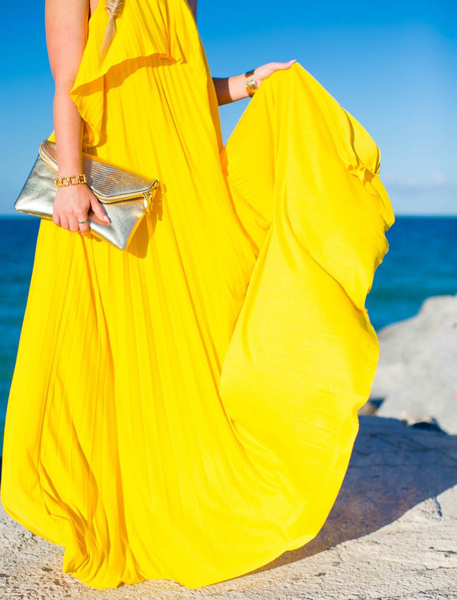 Tiered Yellow Maxi - Color By K