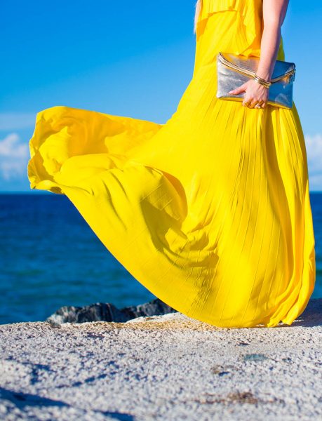 Tiered Yellow Maxi - Color By K