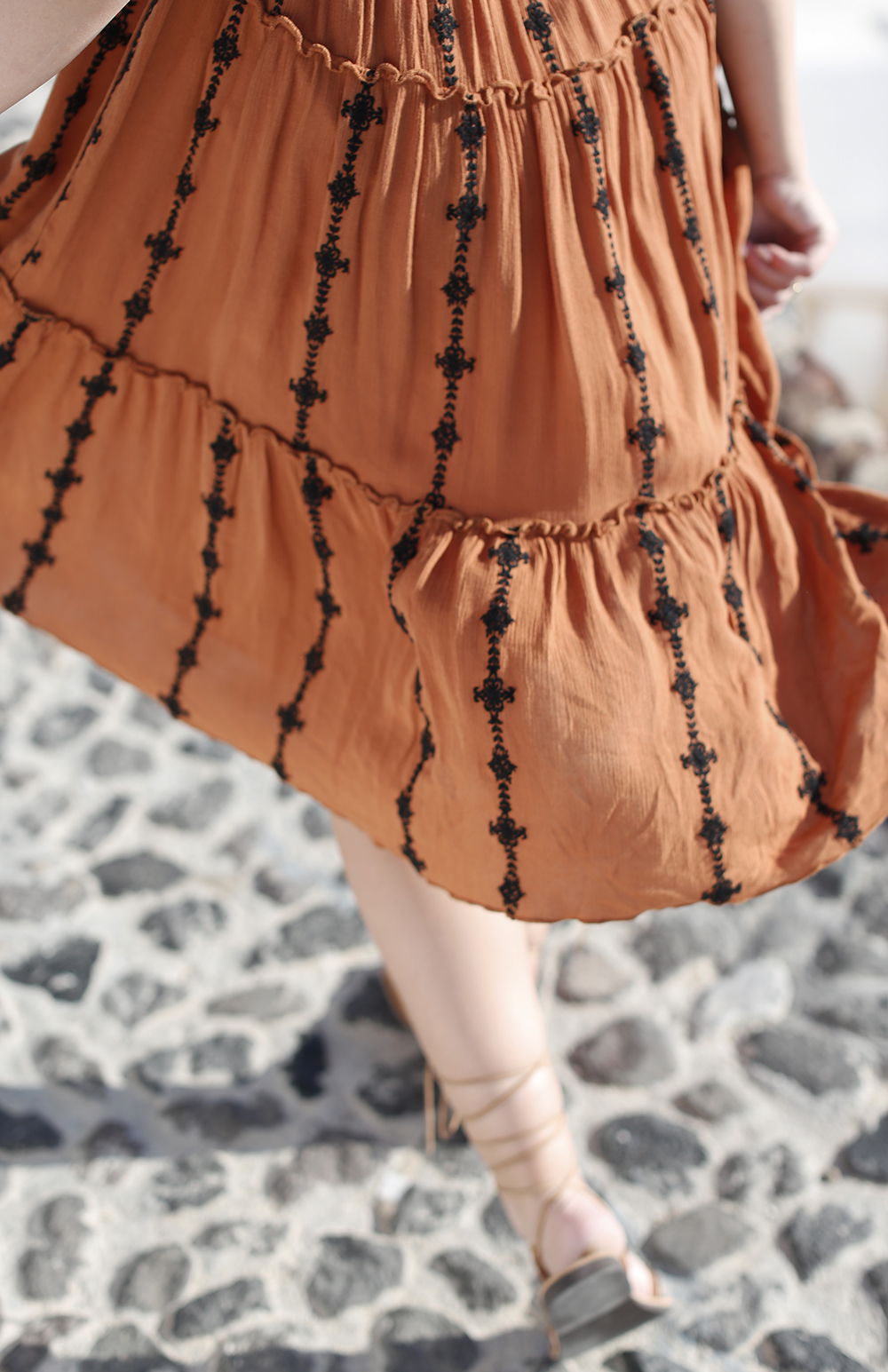 Swing Dress in Santorini5