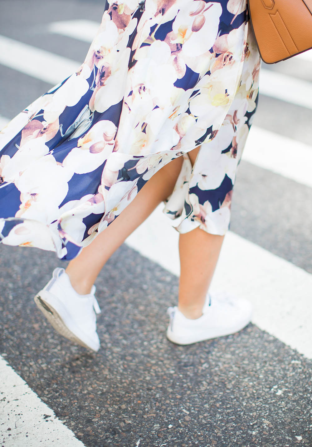 Floral Silk Skirt | Living In Color Print