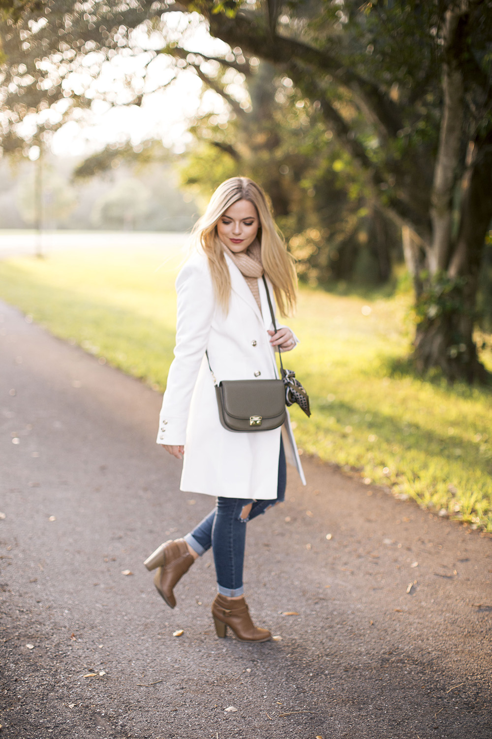 White Coat for Fall | Living In Color Print
