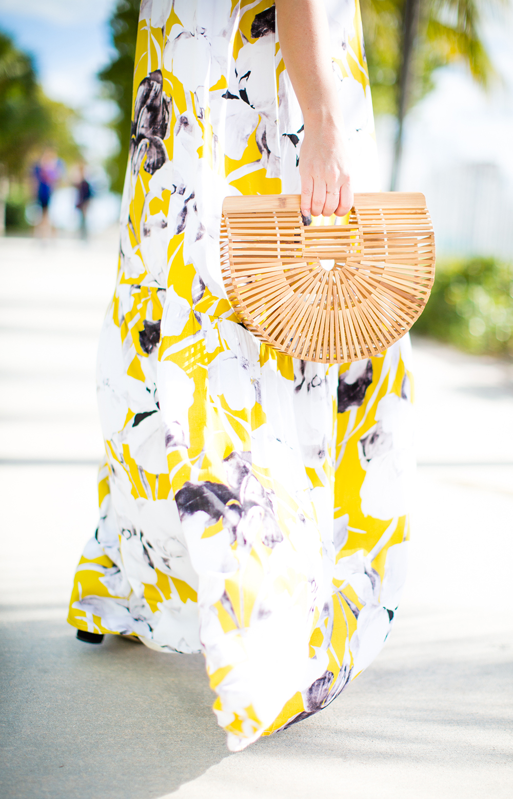 Mustard Floral Maxi | Living In Color Print
