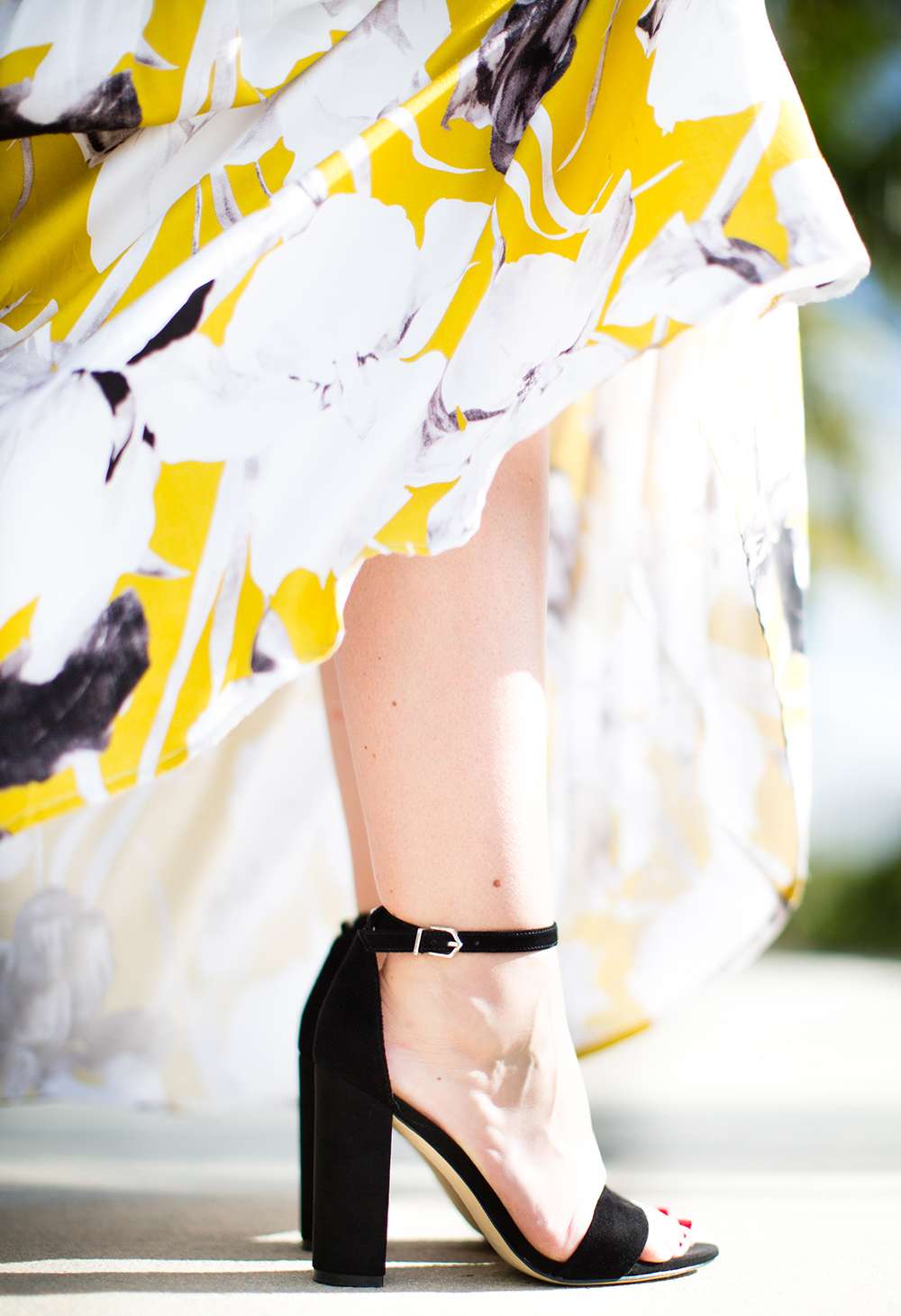 Mustard Floral Maxi | Living In Color Print