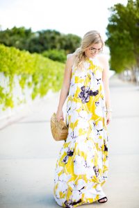 Mustard Floral Maxi - Color By K