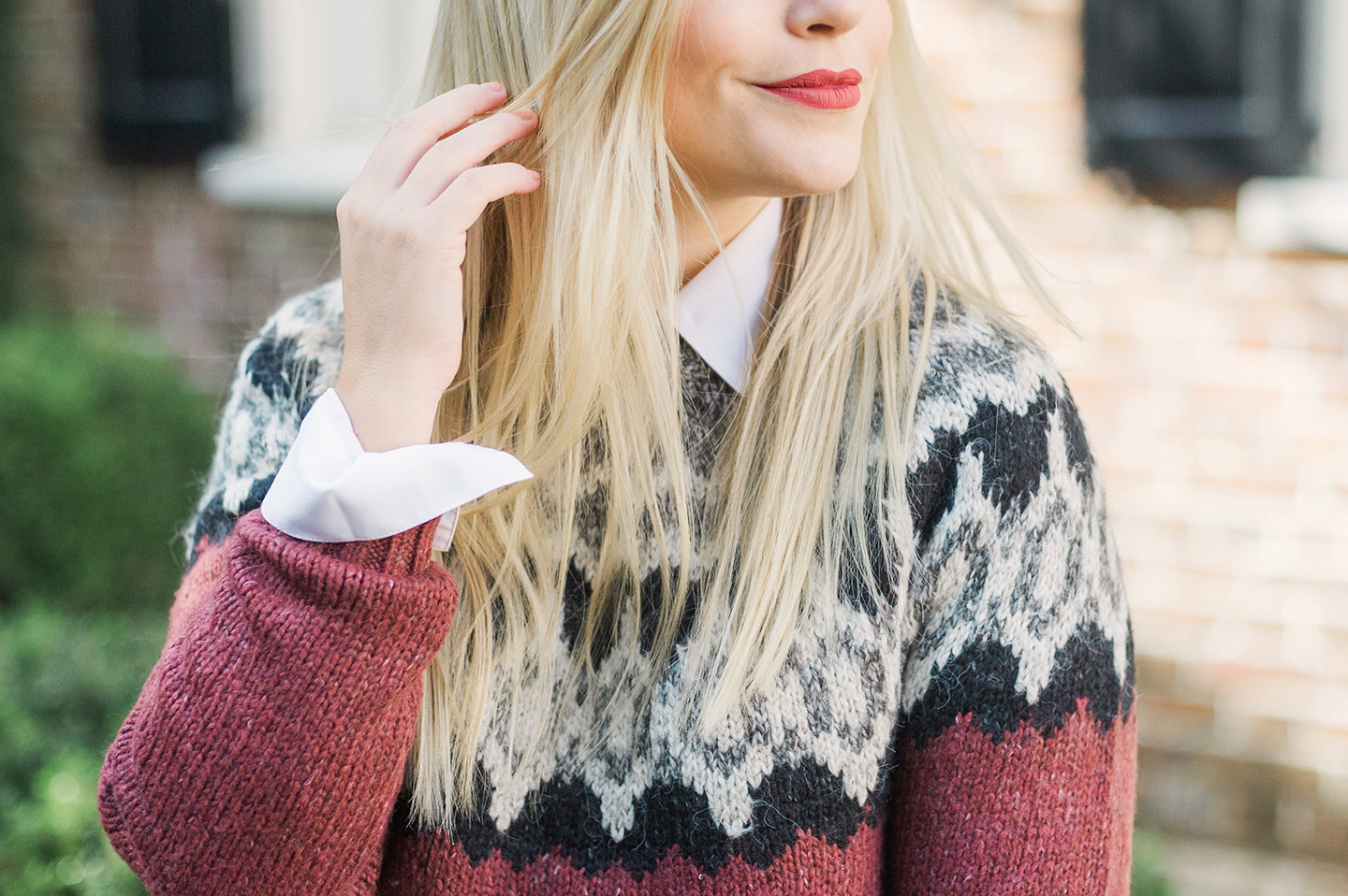 Fair Isle Sweater in Charleston