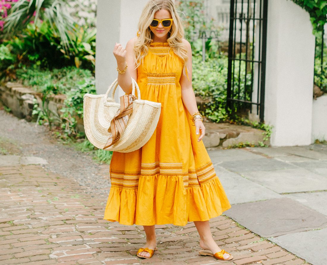 Mustard Boho Maxi Dress - Color By K