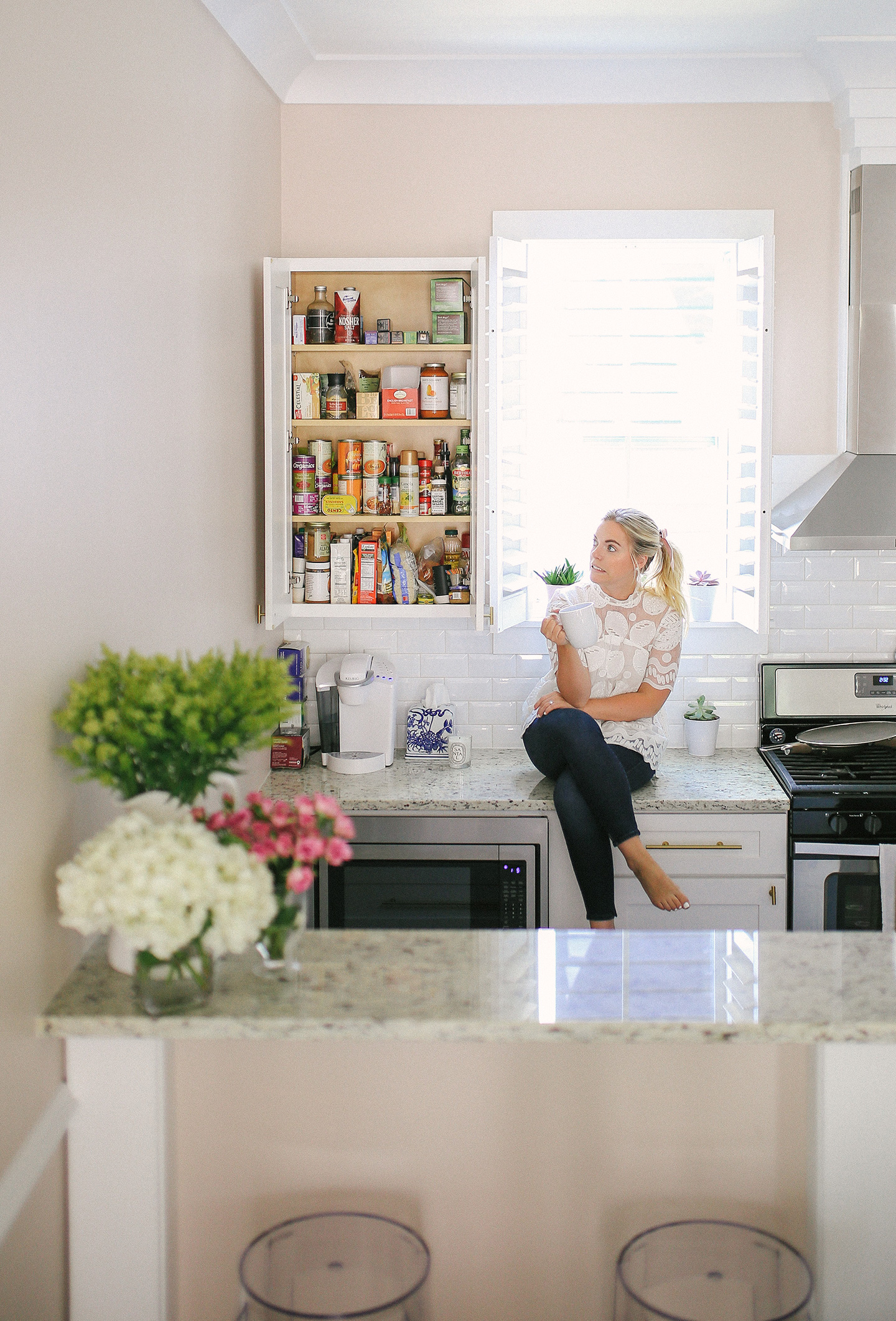 Organized Pantry with Bed Bath & Beyond