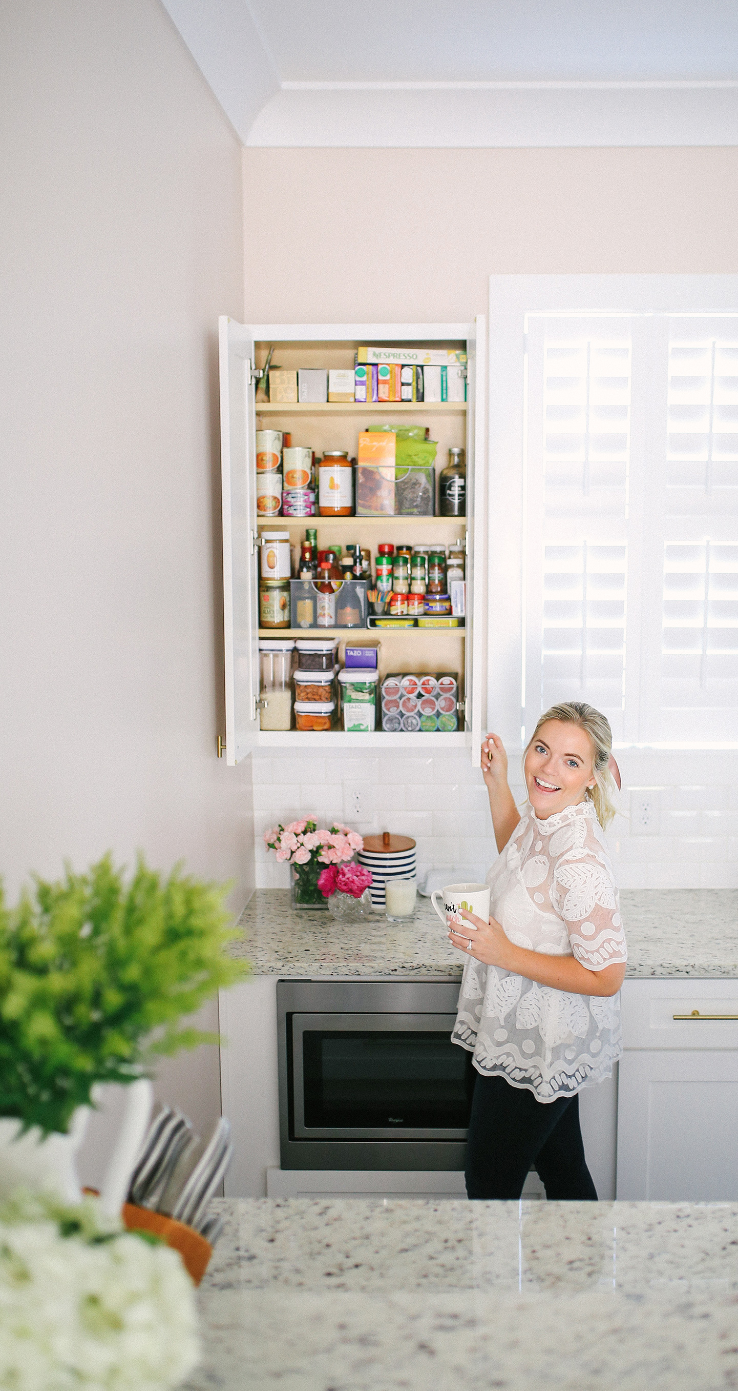 Organized Pantry with Bed Bath & Beyond