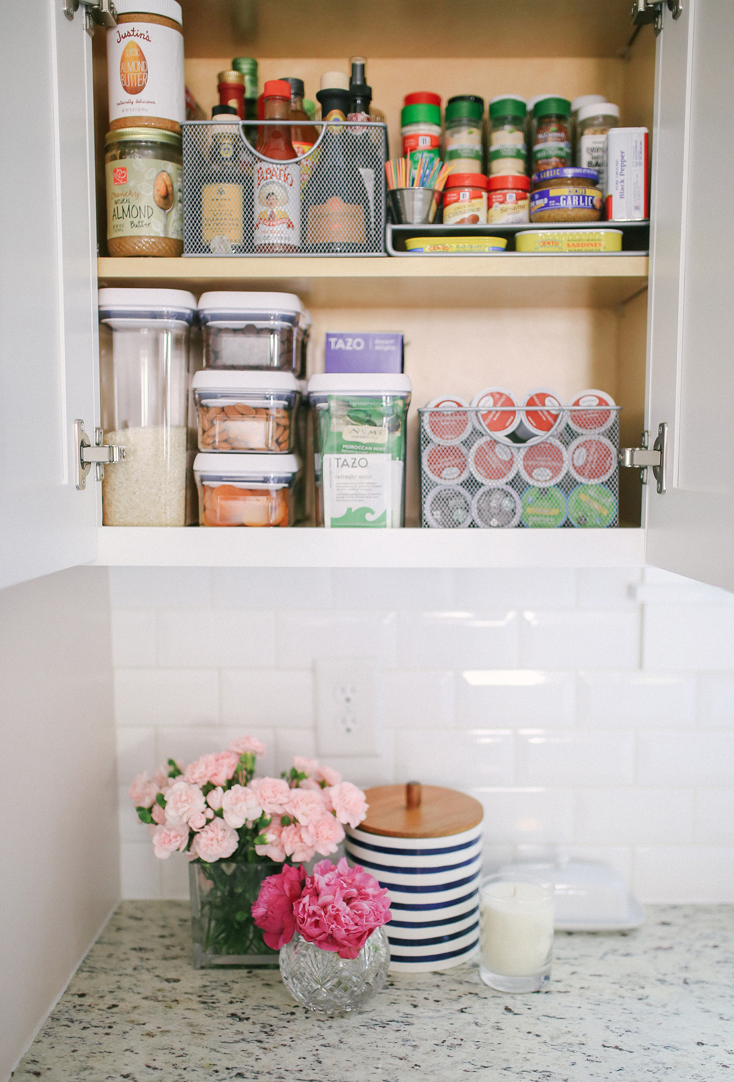 Organized Pantry with Bed Bath & Beyond