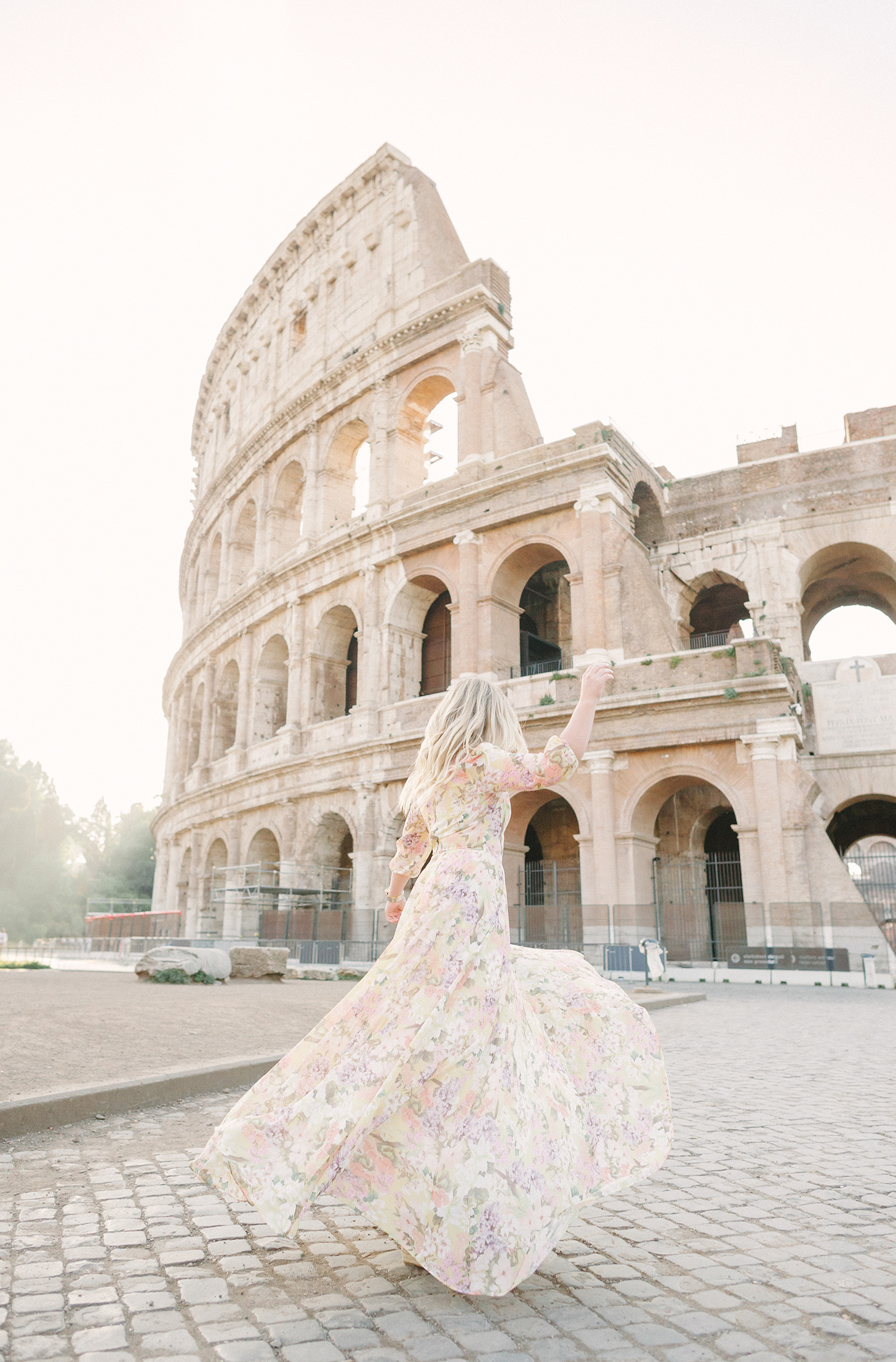 Yumi Kim at the Colosseum