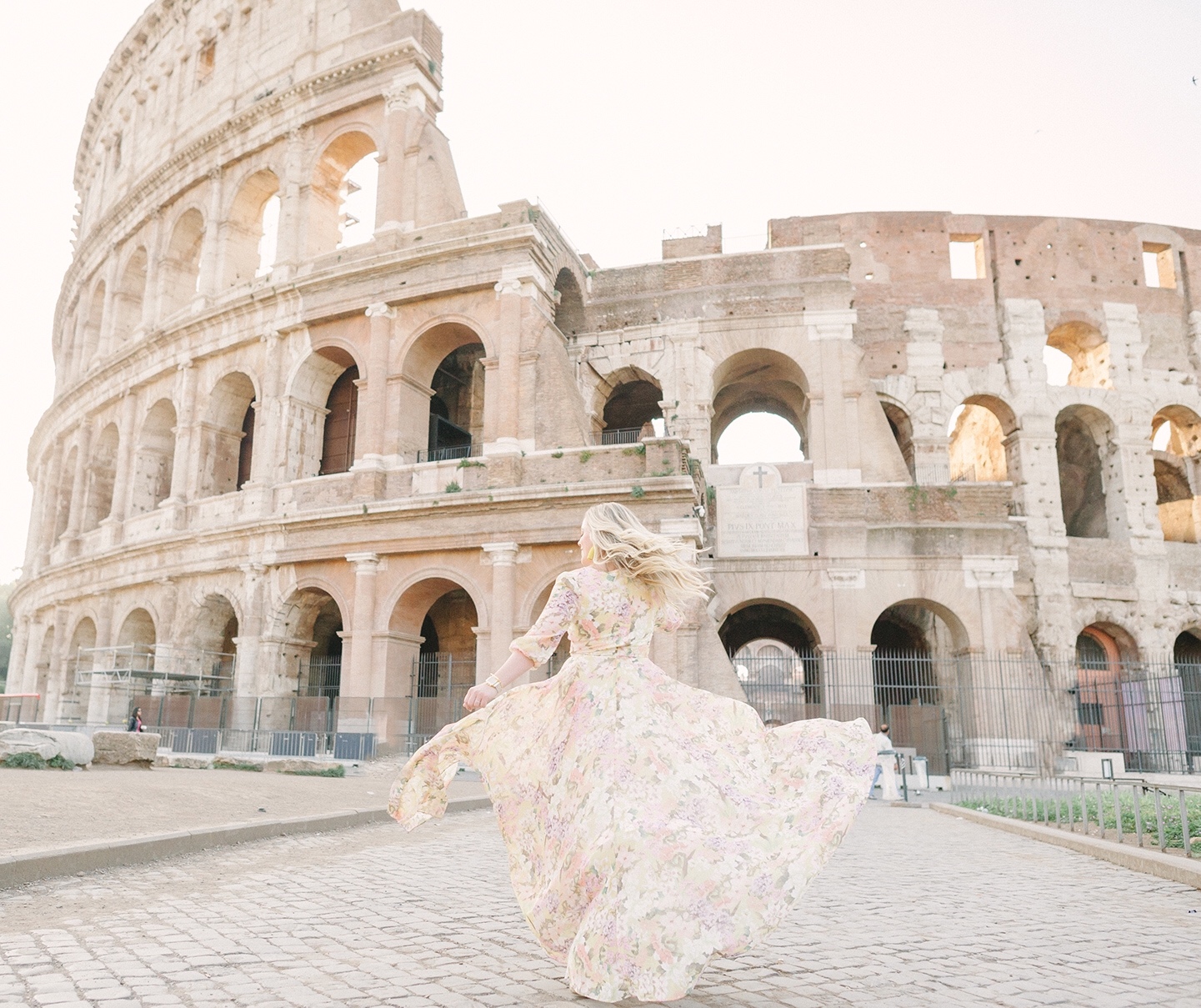 Yumi Kim at the Colosseum