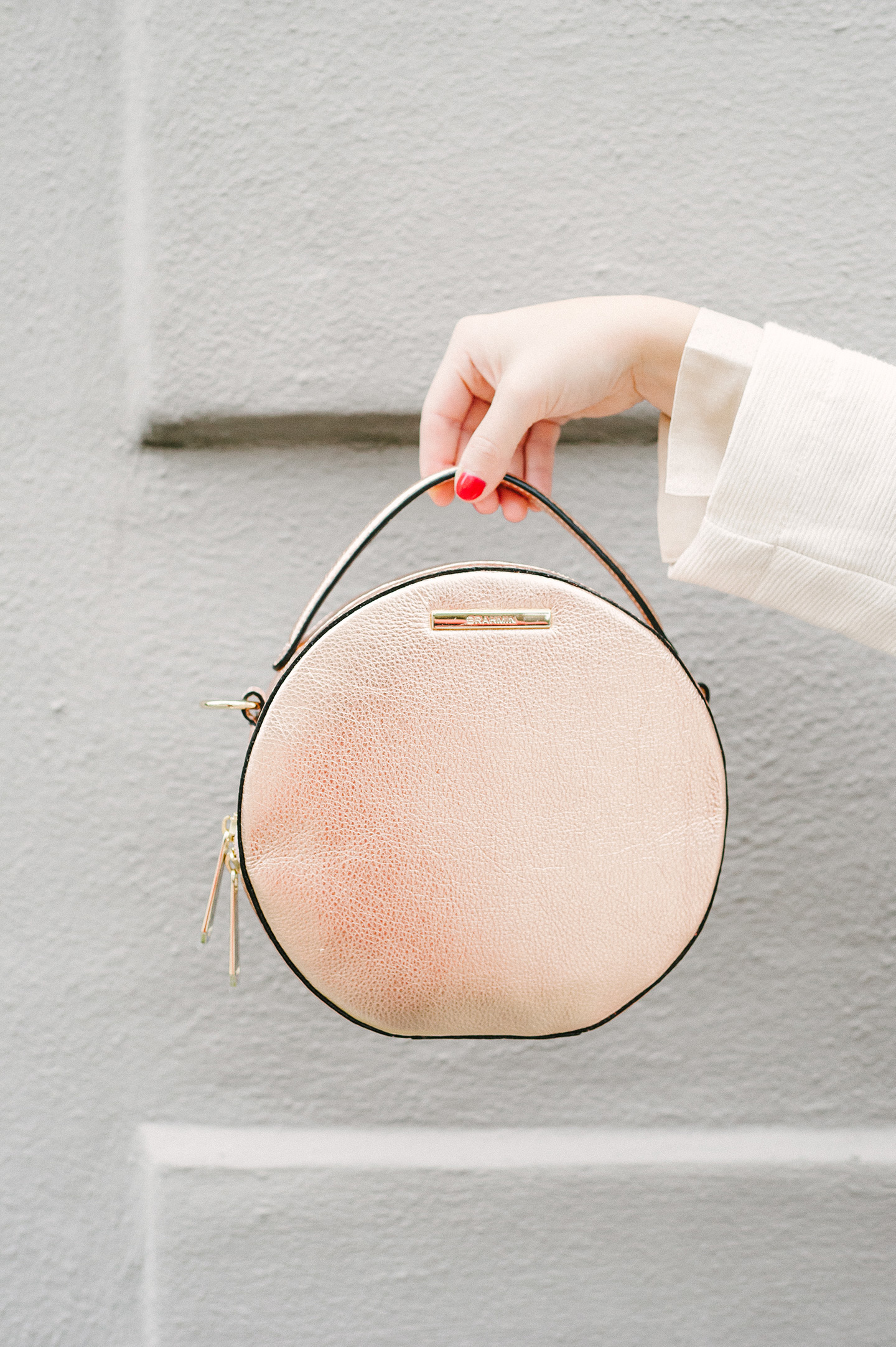Rose Gold Round Handbag | COLOR by K