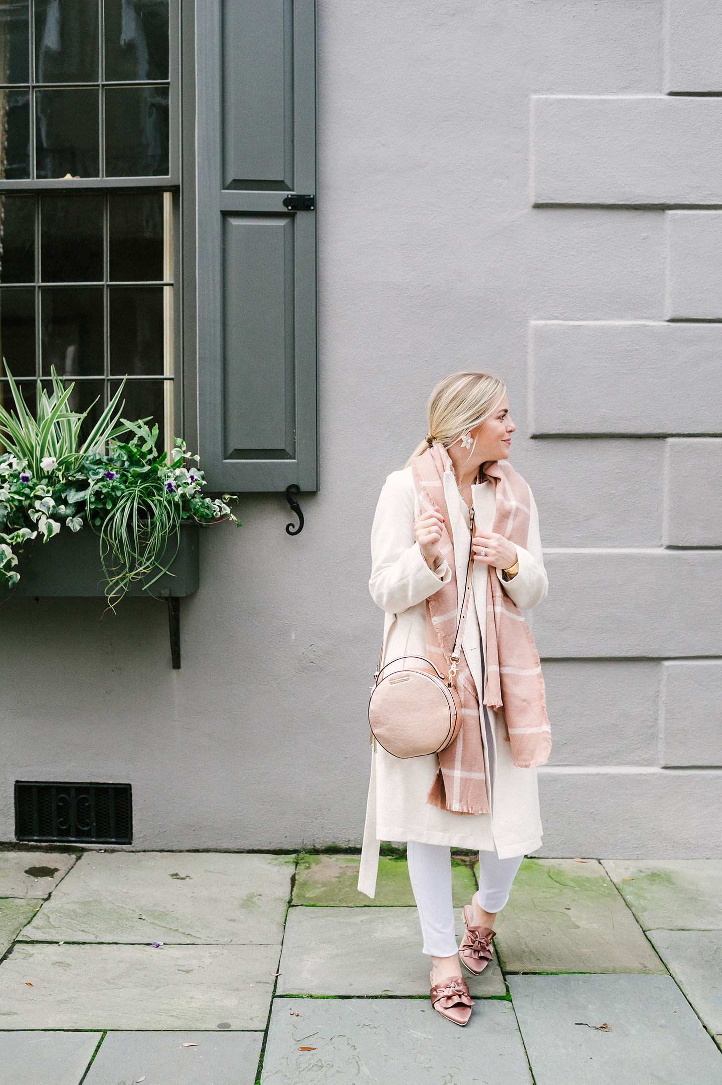 Beige, Cream + Rose Pink Outfit for Winter | COLOR by K