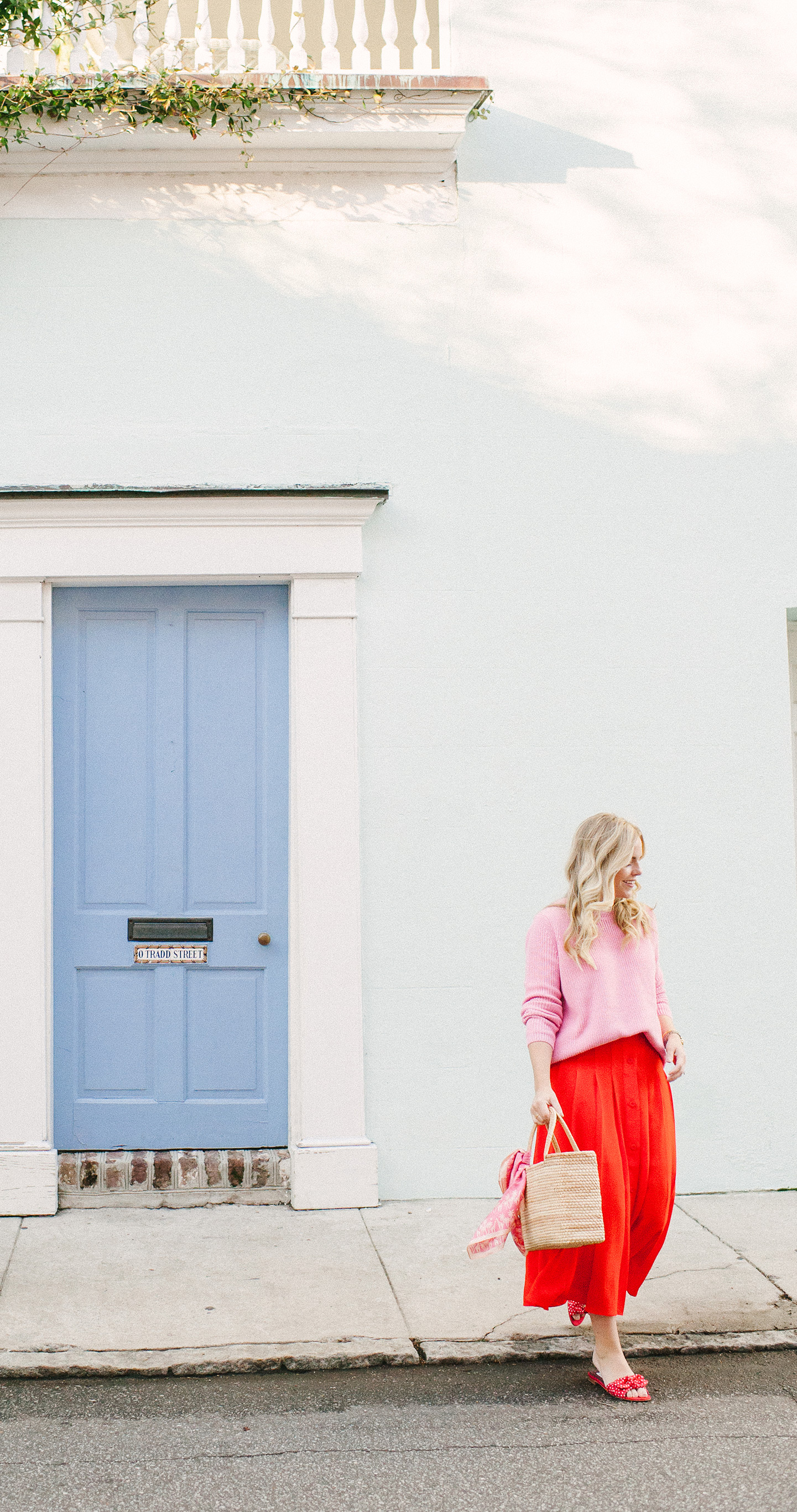 Vacay Valentine | Poppy Skirt + Pink Sweater