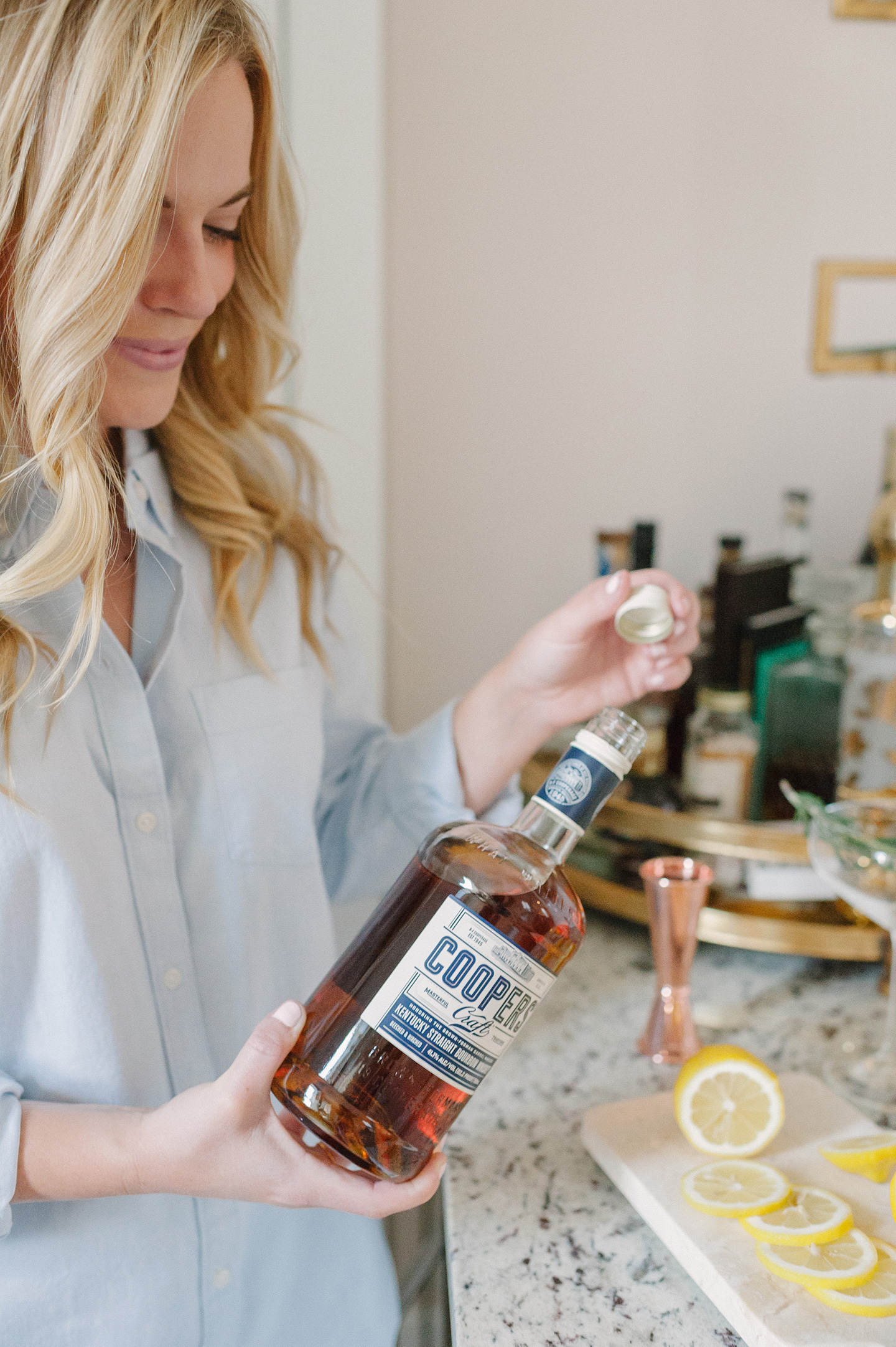Bourbon Cocktail for Spring with Cooper's Craft