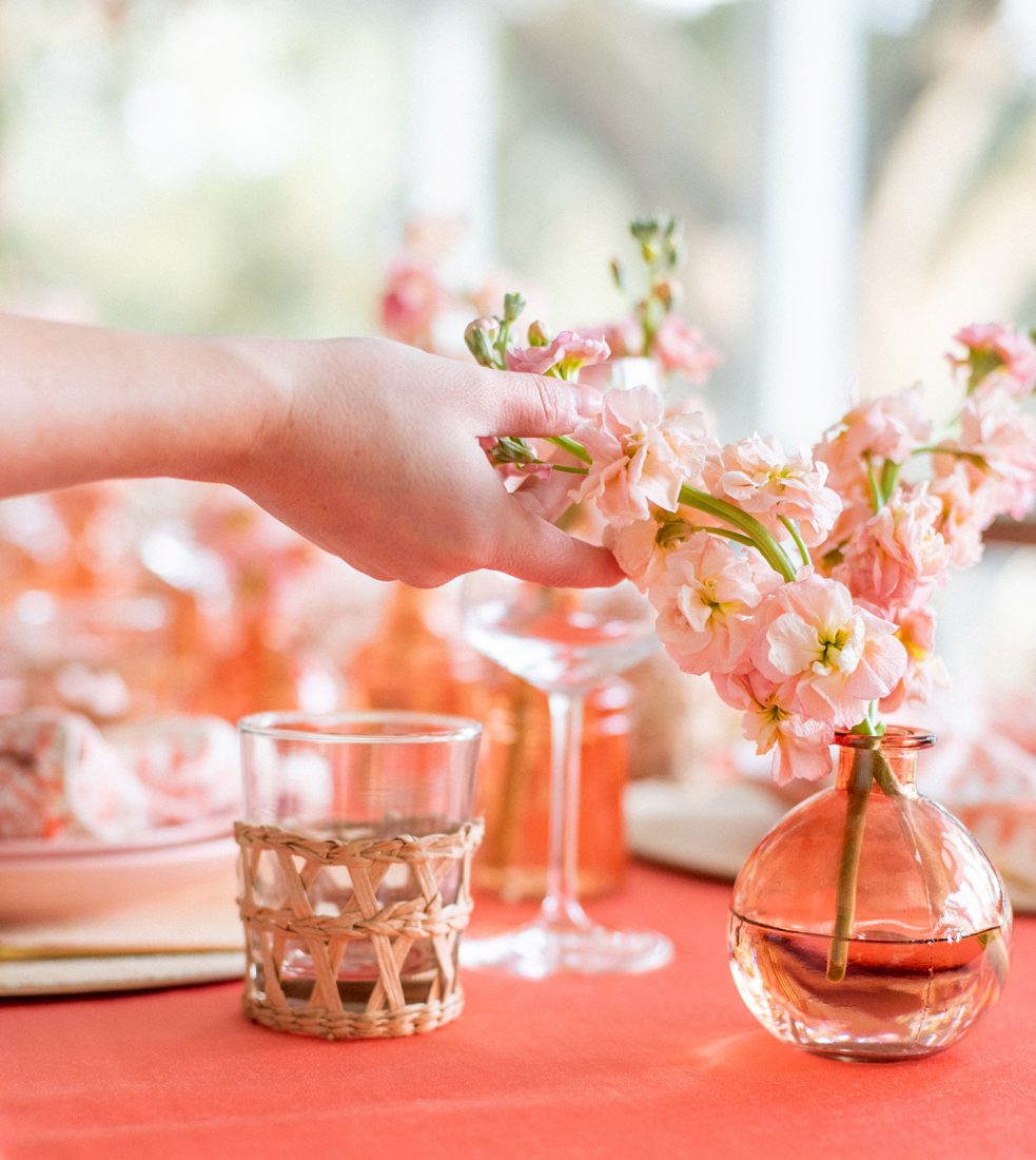 Living Coral Tablescape | COLOR by K