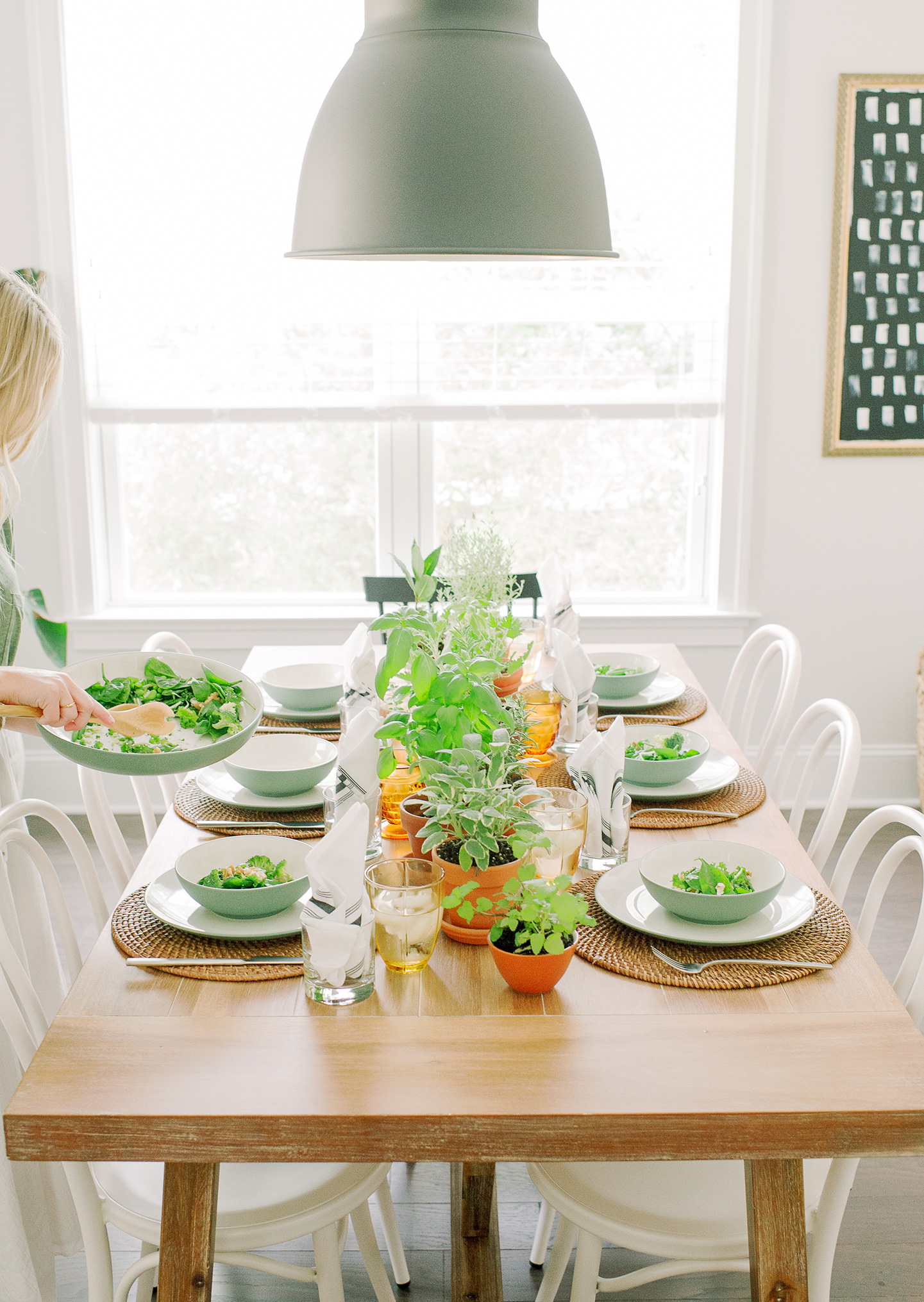 Father's Day Supper Tablescape 