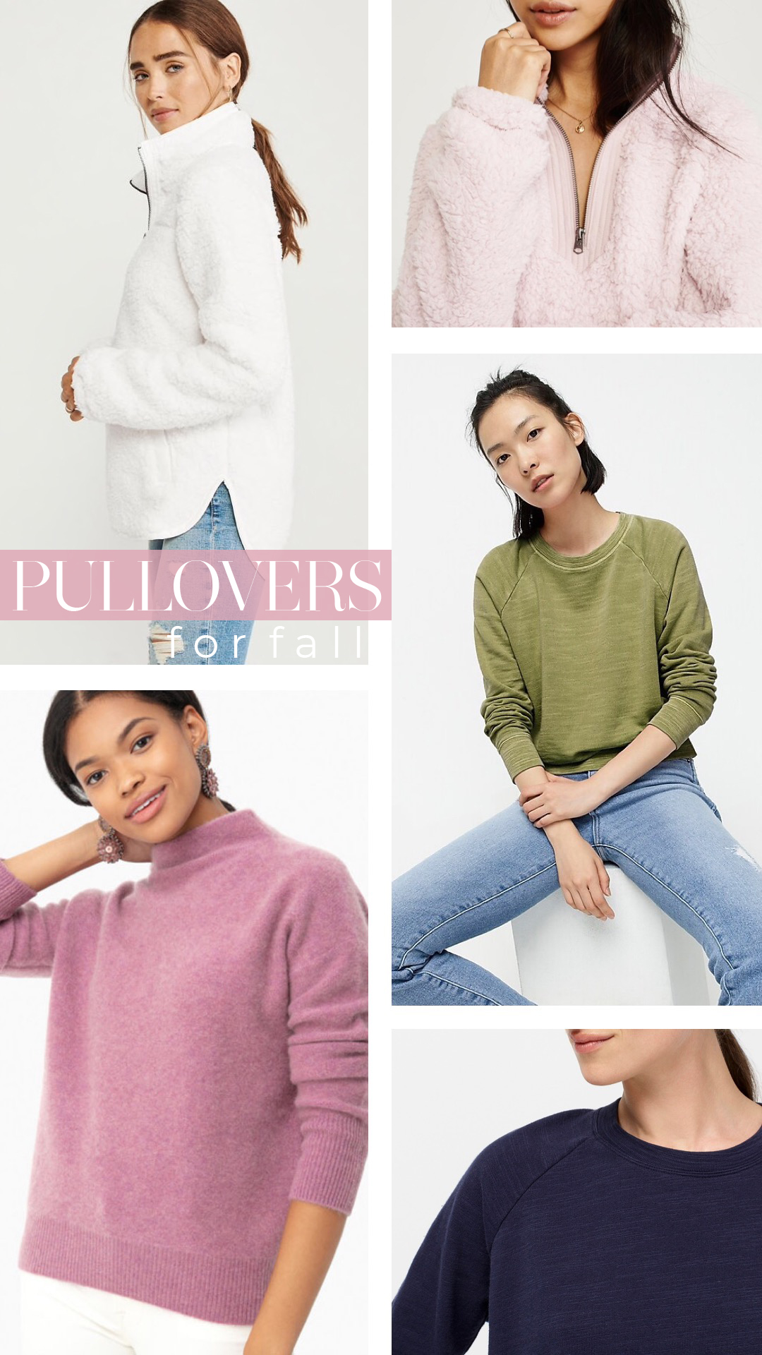 Pullover Sweaters for Fall