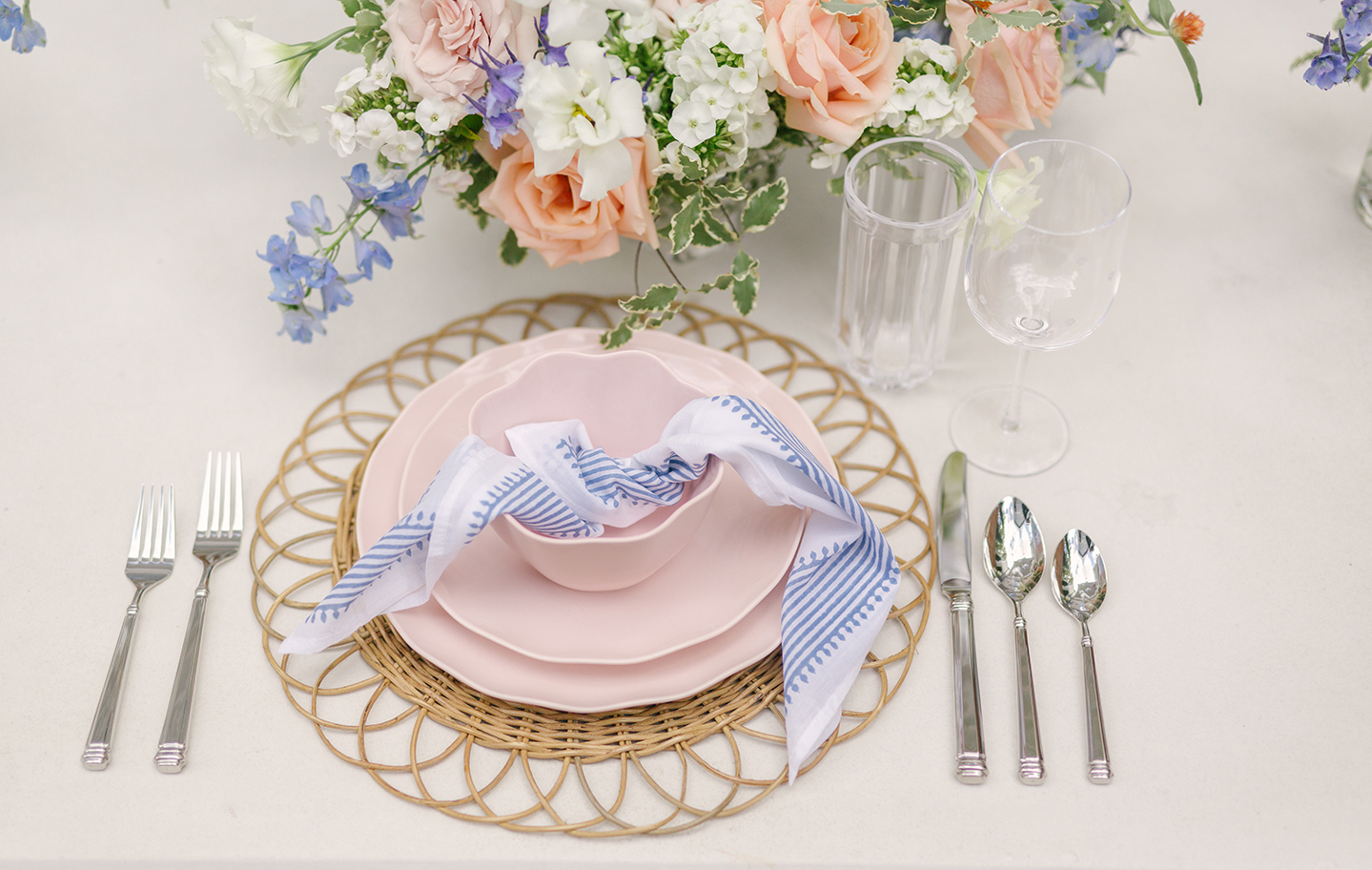 Courtyard Brunch with Kate Spade Tabletop - Color By K