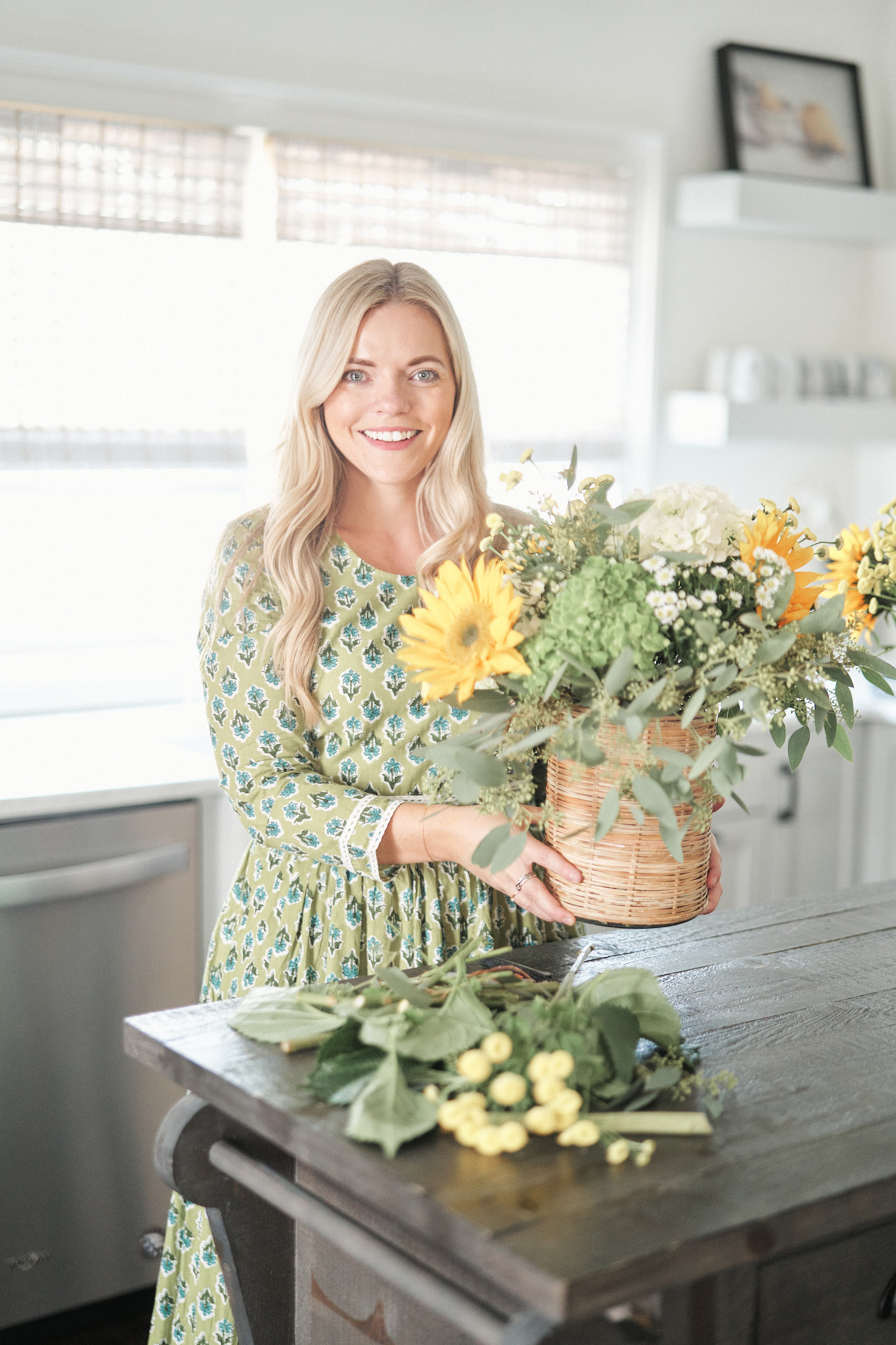 Grocery Store Fall Floral Arrangement - Color By K