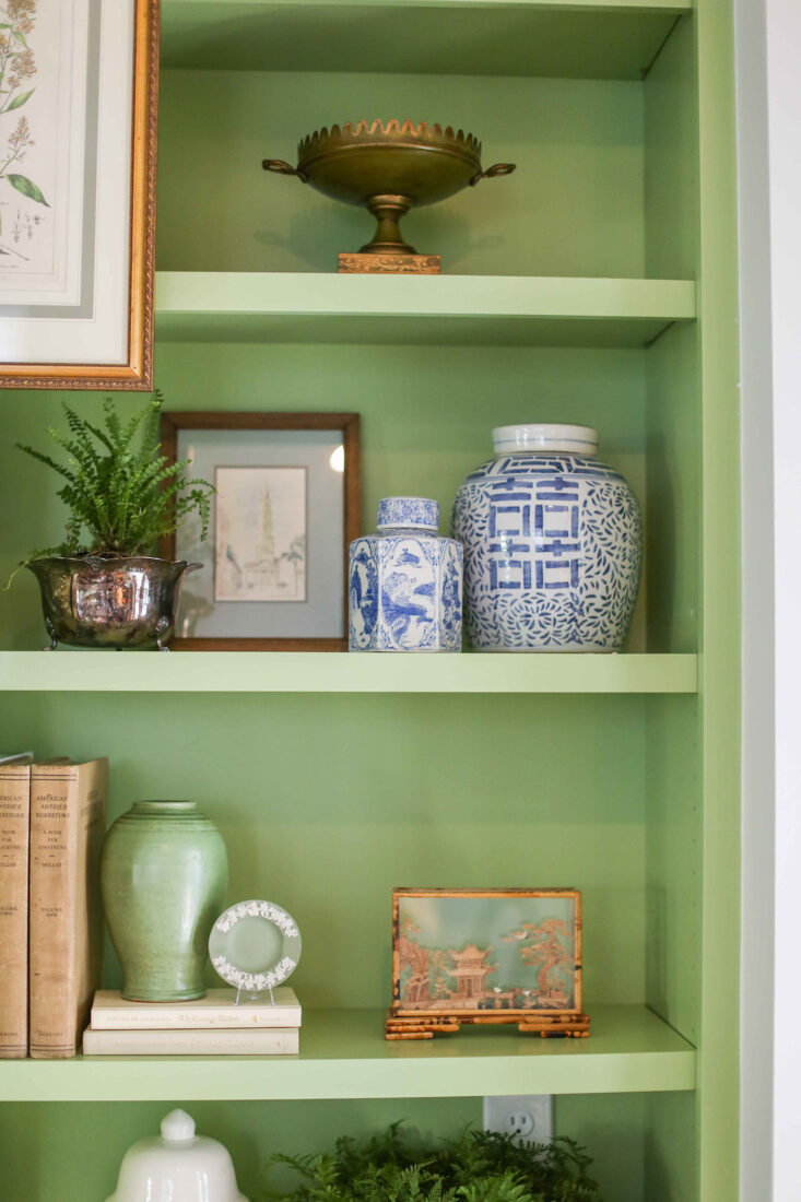 My Favorite Items for Styling Colorful Bookcase Built Ins - Color By K