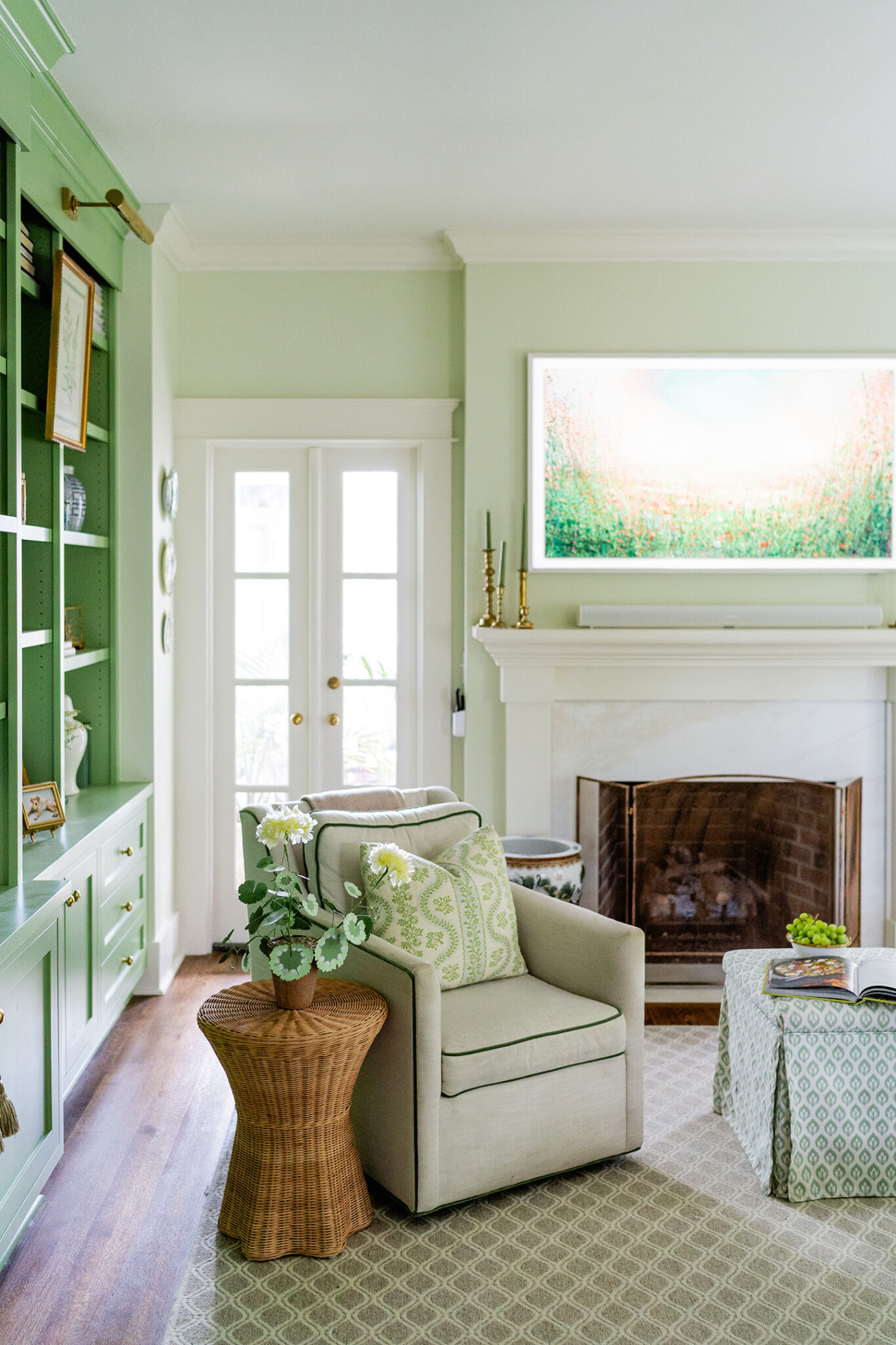 Our Garden Green Family Room Reveal - Color By K