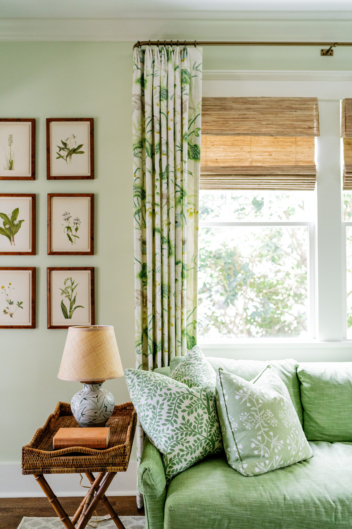 Our Garden Green Family Room Reveal - Color By K